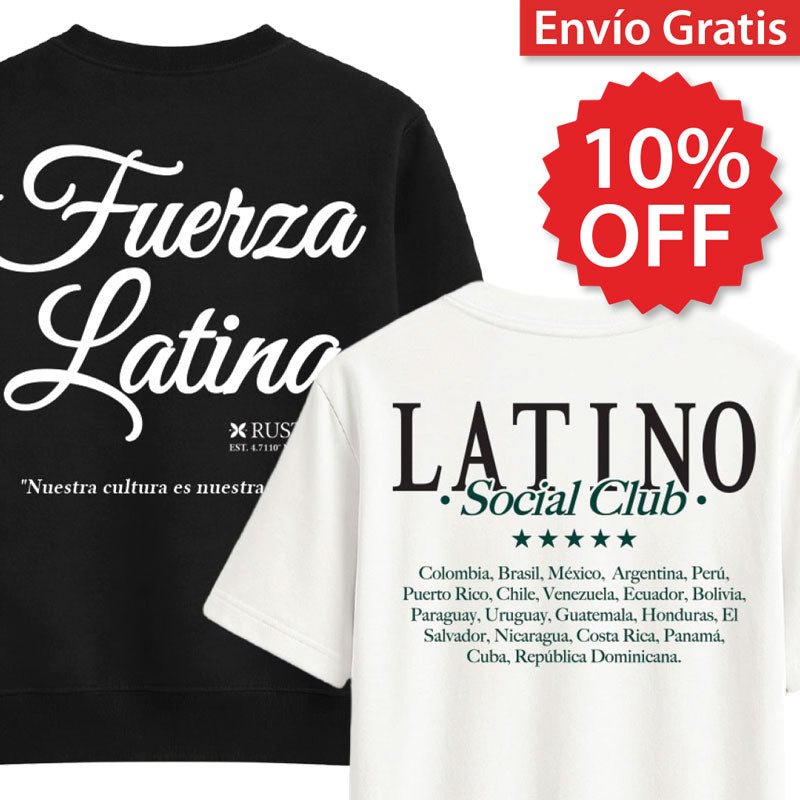 COMBO LATINO 2 🔥 - Buzo + Camiseta - Rustiko