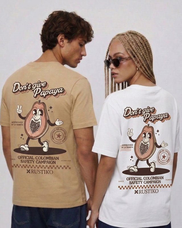 Dont' give papaya | Camiseta Algodón Peinado Premium Unisex - Rustiko