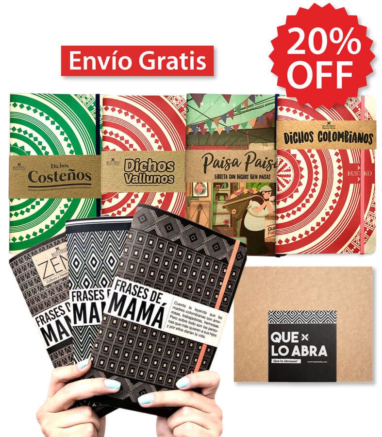 El Diccionario de la Tierrita Colombiana 🇨🇴📚✨ | Kit con todos los dichos - Rustiko