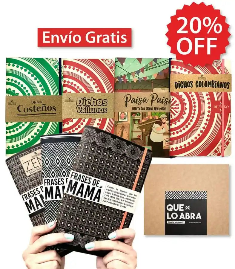 El Diccionario de la Tierrita Colombiana 🇨🇴📚✨ | Kit con todos los dichos - Rustiko