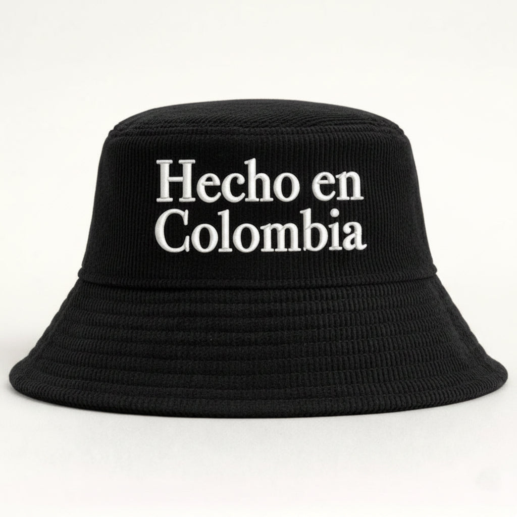 Hecho en colombia | Bucket Hat corduroy verde - Rustiko