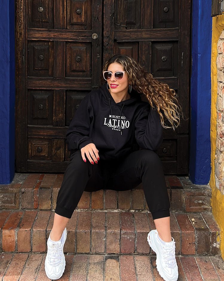 Hoodie capota Latino Social Club Unisex - 360 gr 90% Algodón - Rustiko