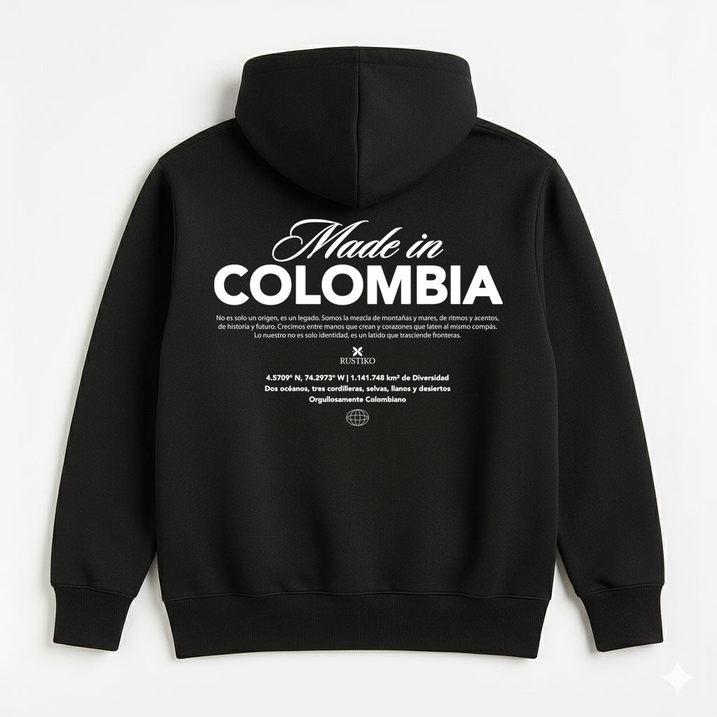 Hoodie Made in Colombia | Buzo abierto Algodón perchado premium - Rustiko