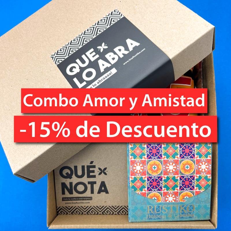 Kit Amor y Amistad 15% de descuento | con Camiseta si saben como soy - Rustiko