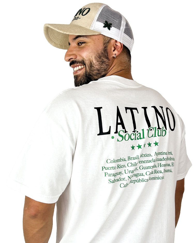 Latino Social Club "Relieve" | Camiseta Algodón Peinado Premium Unisex - Rustiko
