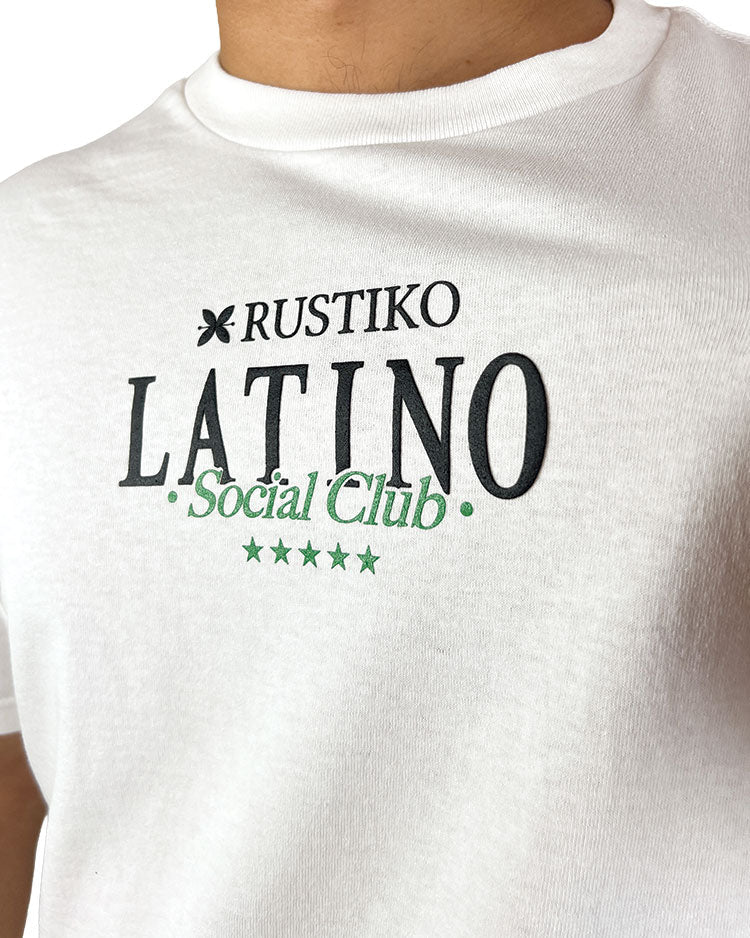 Latino Social Club "Relieve" | Camiseta Algodón Peinado Premium Unisex - Rustiko