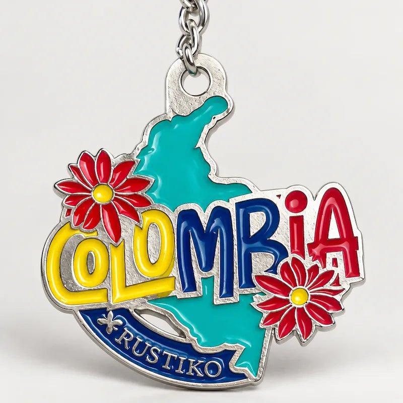 Llavero Mapa de Colombia - Rustiko