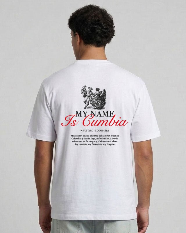 My Name is cumbia | Camiseta Algodón Peinado Premium Unisex - Rustiko