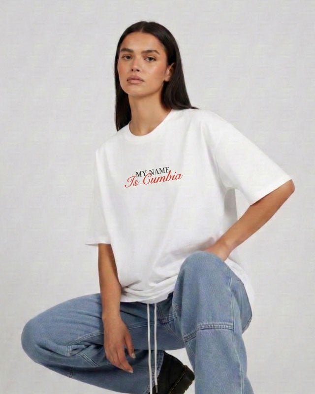 My Name is cumbia | Camiseta Algodón Peinado Premium Unisex - Rustiko