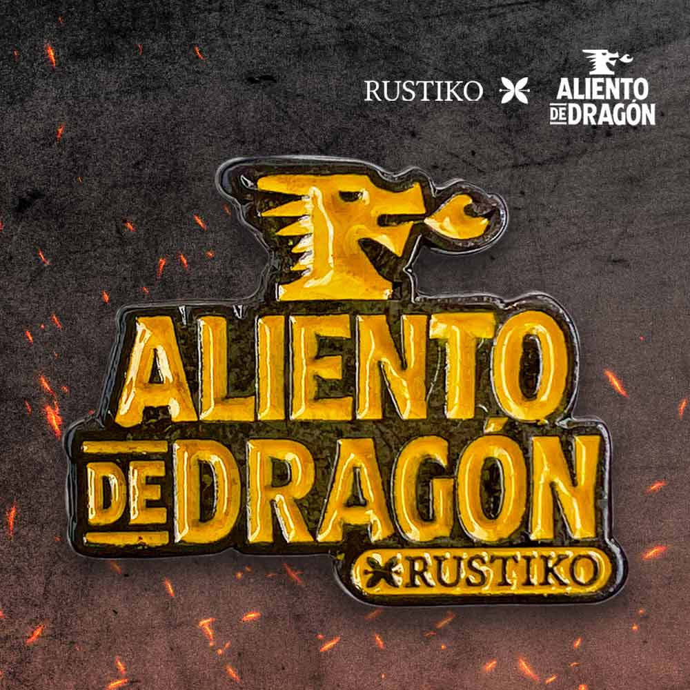 Pin aliento de dragón | Rustiko negro - Rustiko