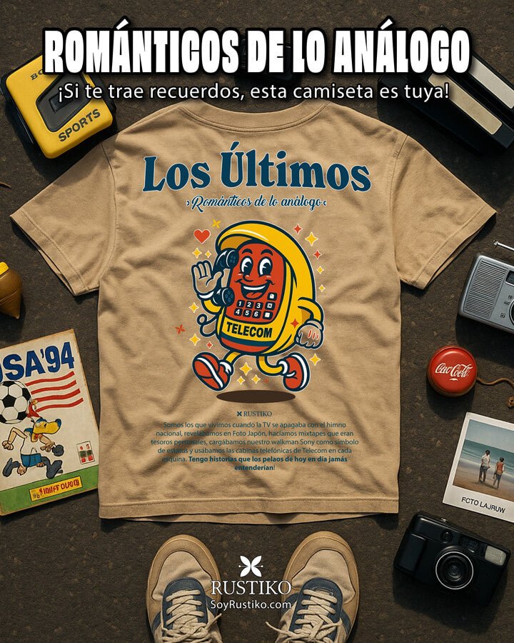 Románticos de lo análogo Camiseta | Camiseta Unisex - Rustiko