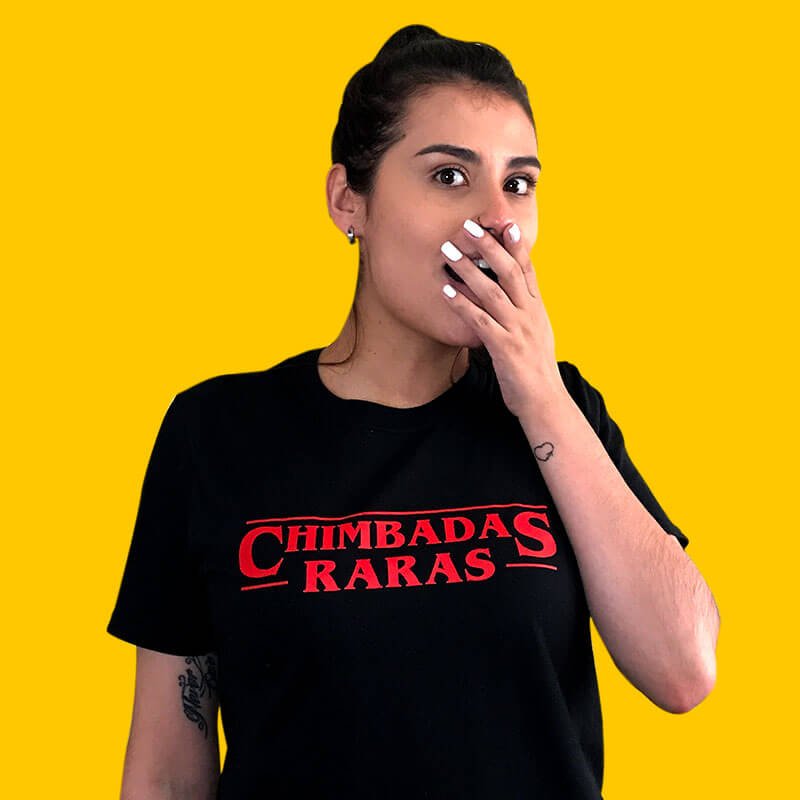 Chimbadas raras | Camiseta Negra - Rustiko
