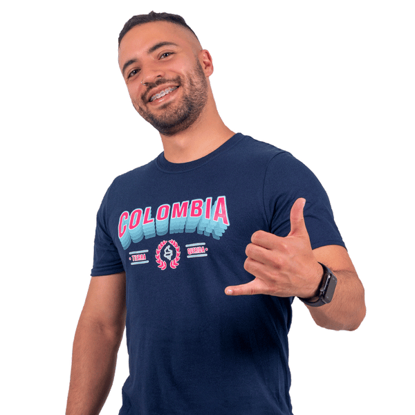 CAMISETAS CON DISEÑOS COLOMBIANOS