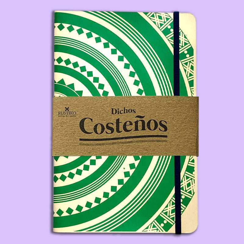 Dichos costeños | Cuaderno artesanal - Grande - Rustiko