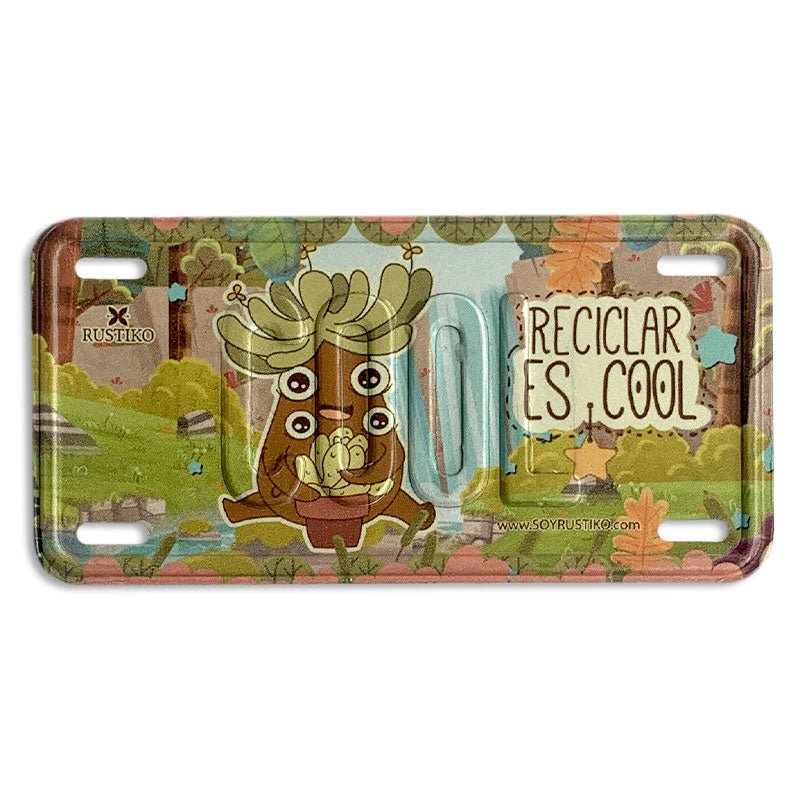 Placa Frailejón Ernesto Pérez & Rustiko - Reciclar es Cool - Rustiko