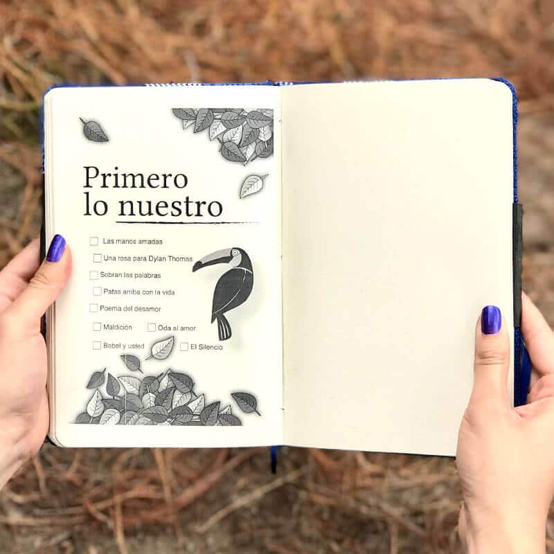 Poesía colombiana Libreta artesanal - Rustiko